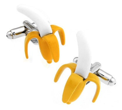 Peeled Banana Cufflinks